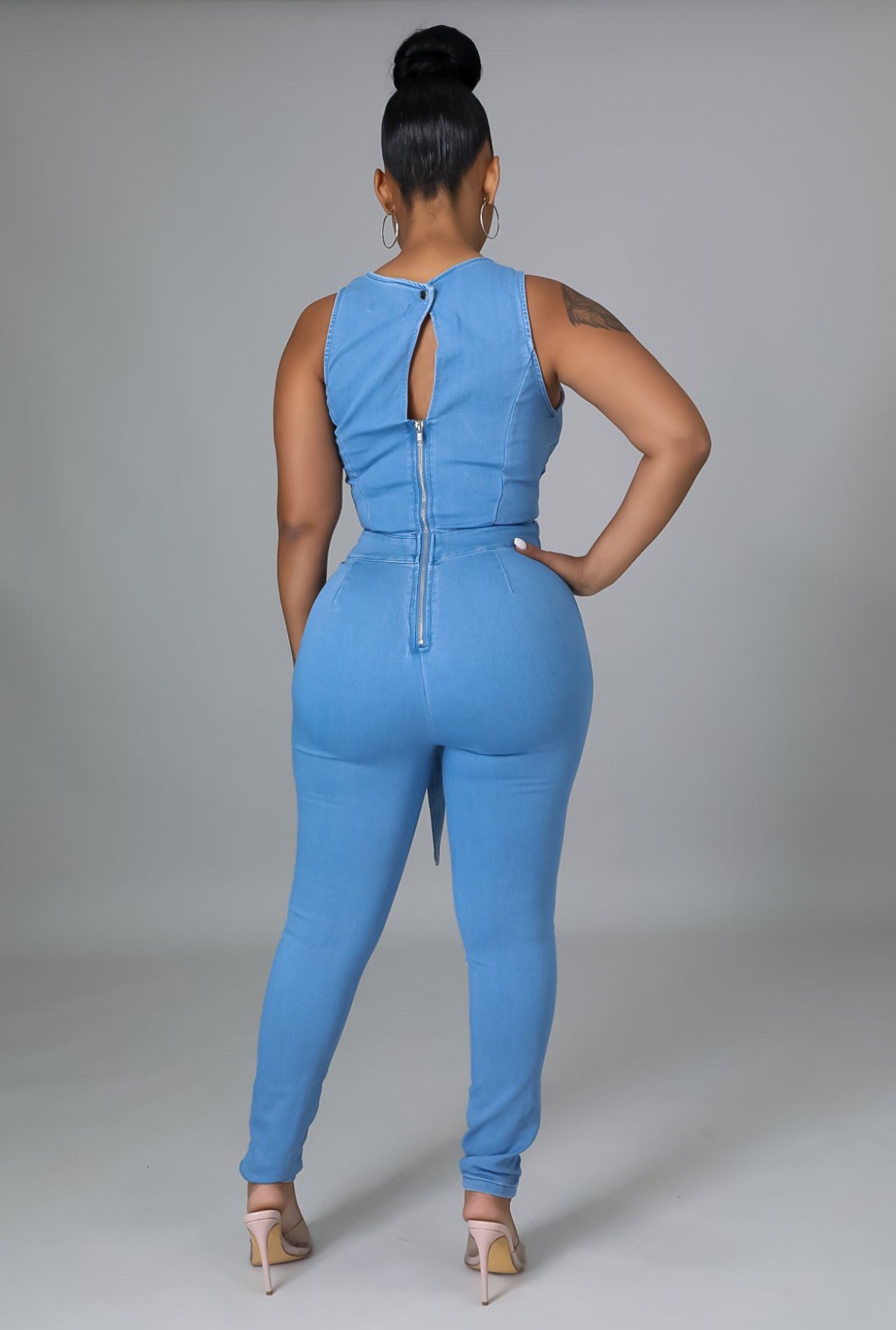 La Para Jumpsuit - Medium Denim