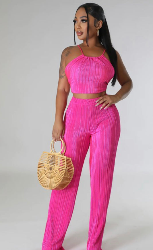 She In Her Mood Set - Fuchsia