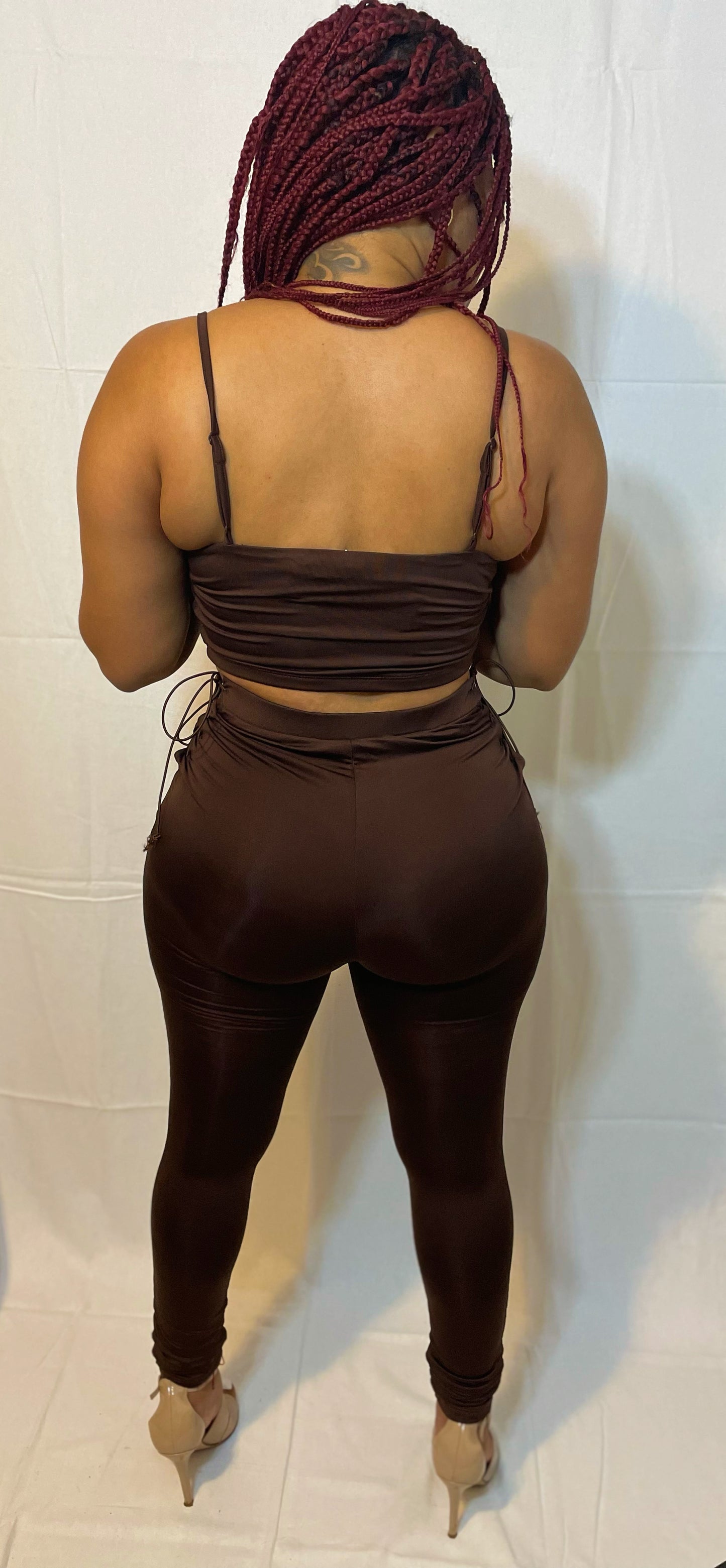 Take Me Out 2 Piece Set - Brown