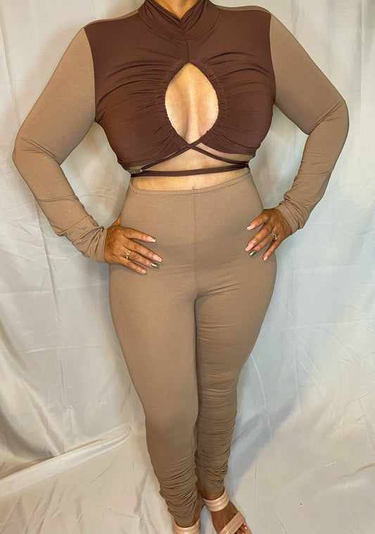Damarys Jumpsuit - Brown
