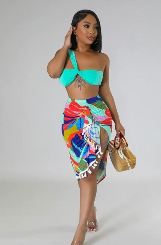 Isla Tropical Bathing Suit Set - Multi