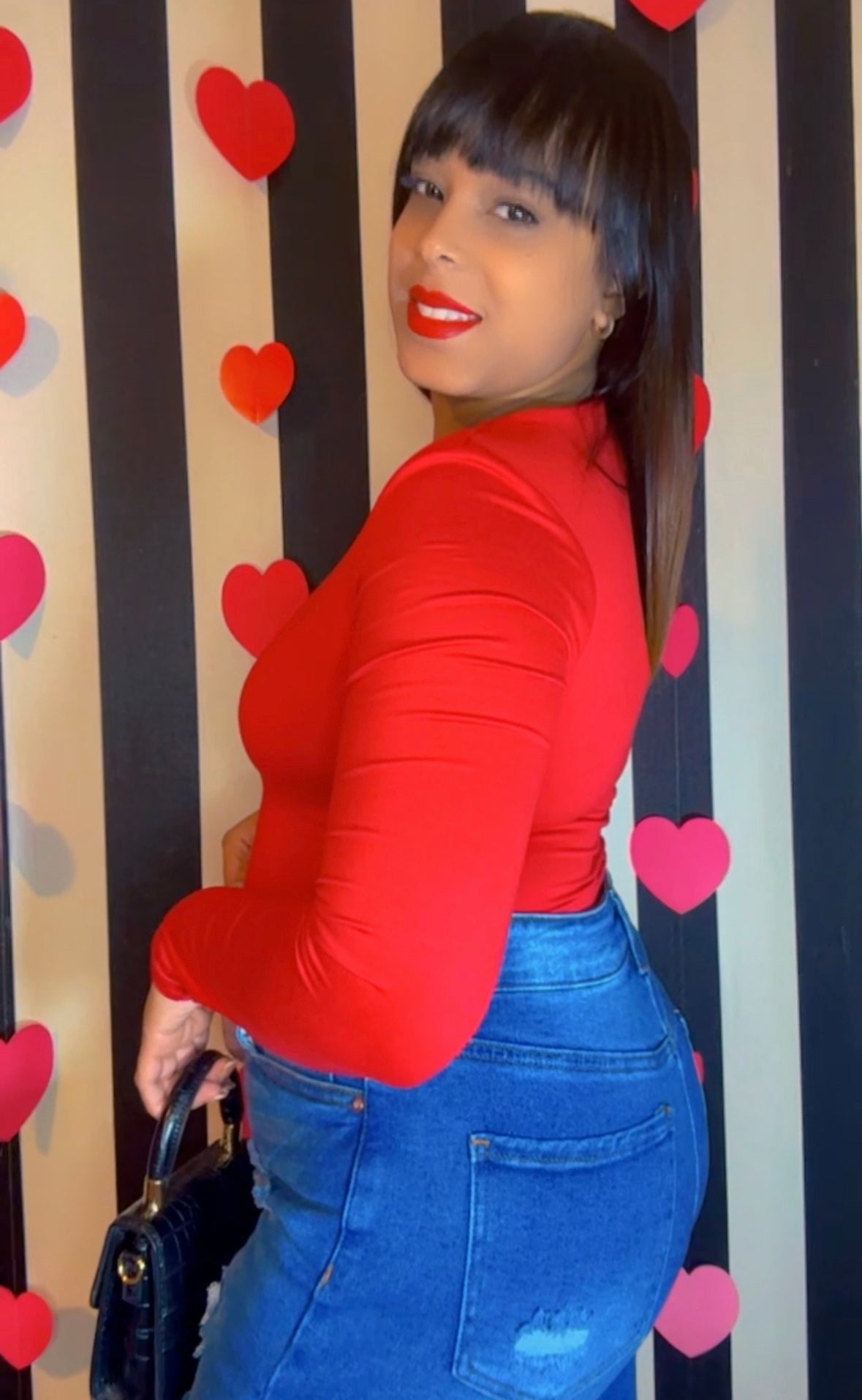 I’m A Sucker For You Bodysuit - Red