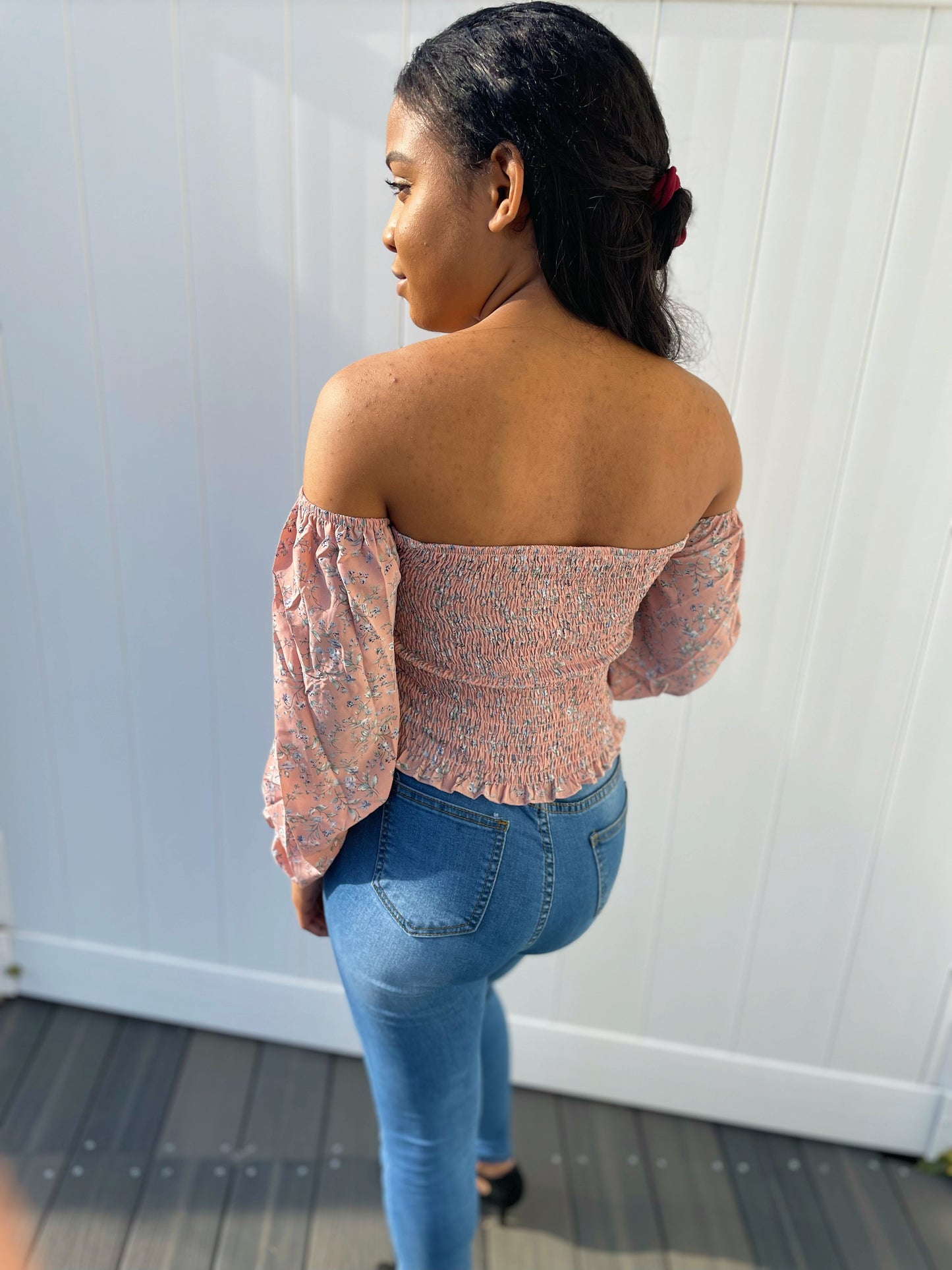 Isabella Floral Top - Pink