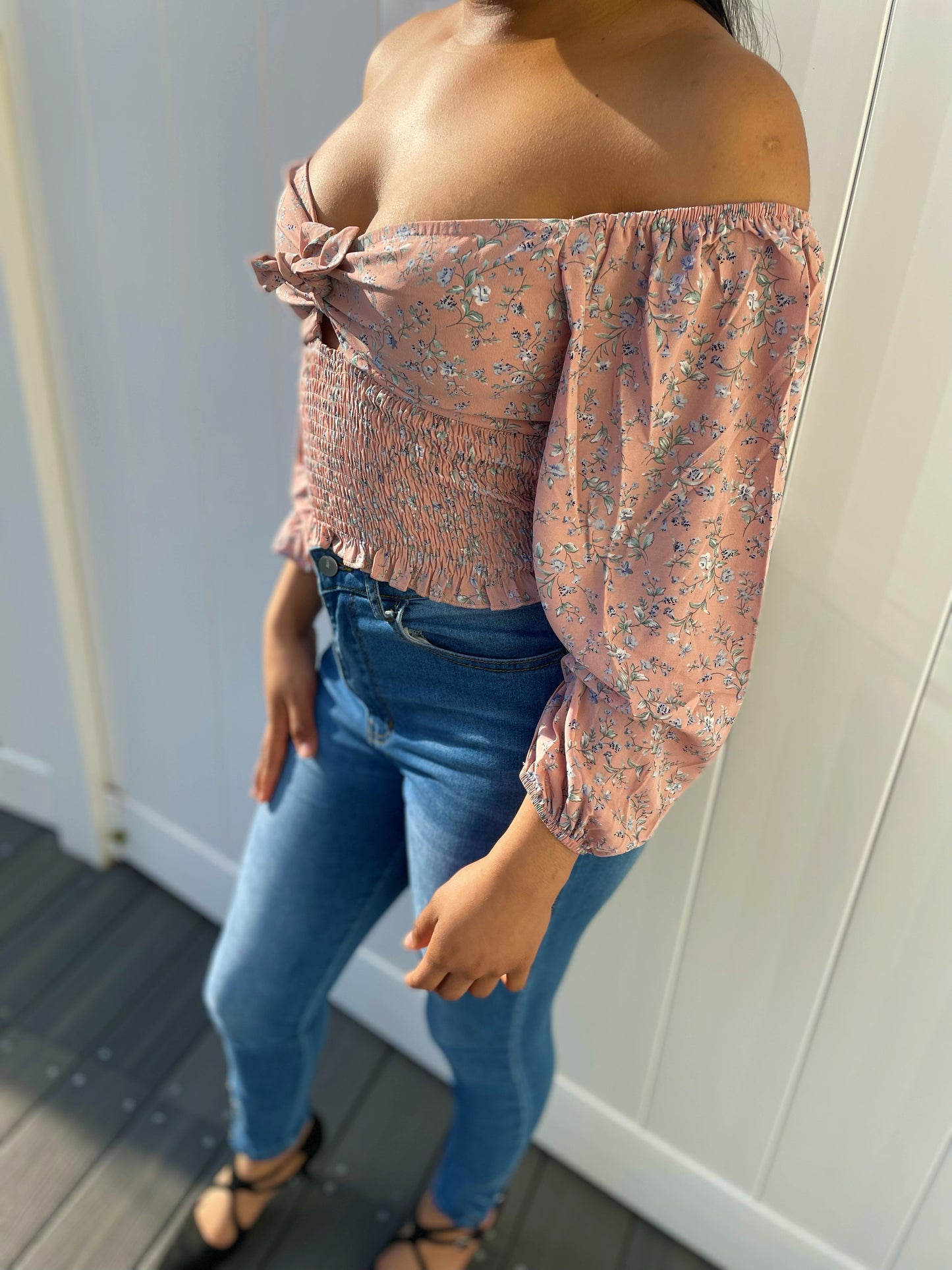 Isabella Floral Top - Pink