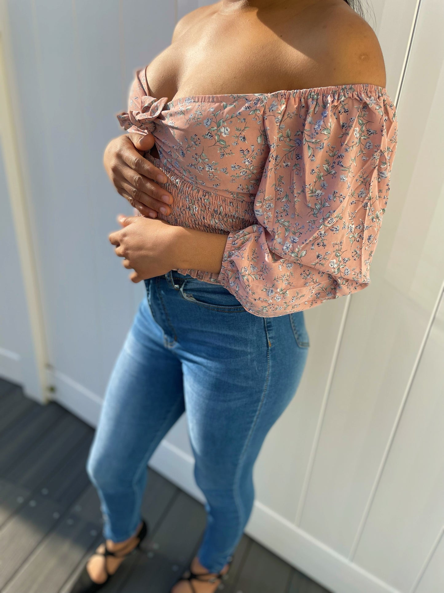 Isabella Floral Top - Pink